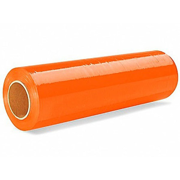 Rollo de Plástico Naranja Para Emplayar - ParaPaquetes