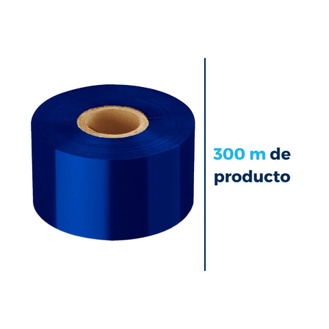 38mm x 300m - Ribbon de Cera