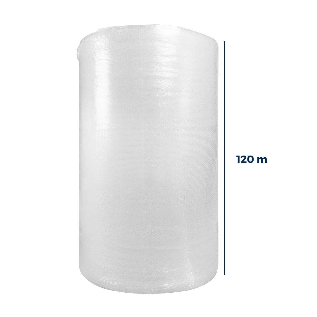 Rollo de Burbuja Chica (4.76 mm) Pre-Cortado a 1 Metro | Transparente