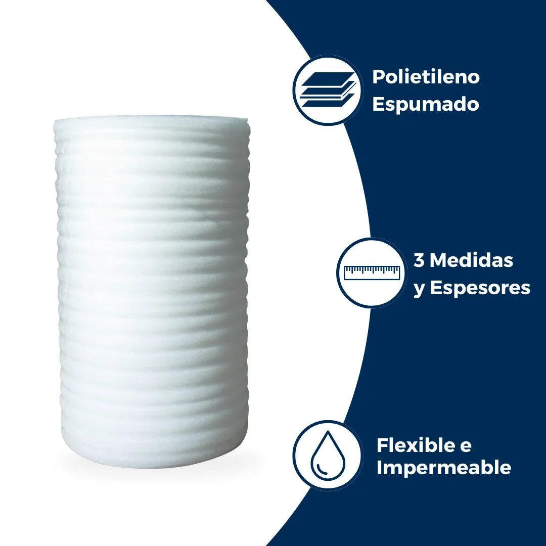 Rollo de Espuma Polyfoam de 1/16" x 73 m