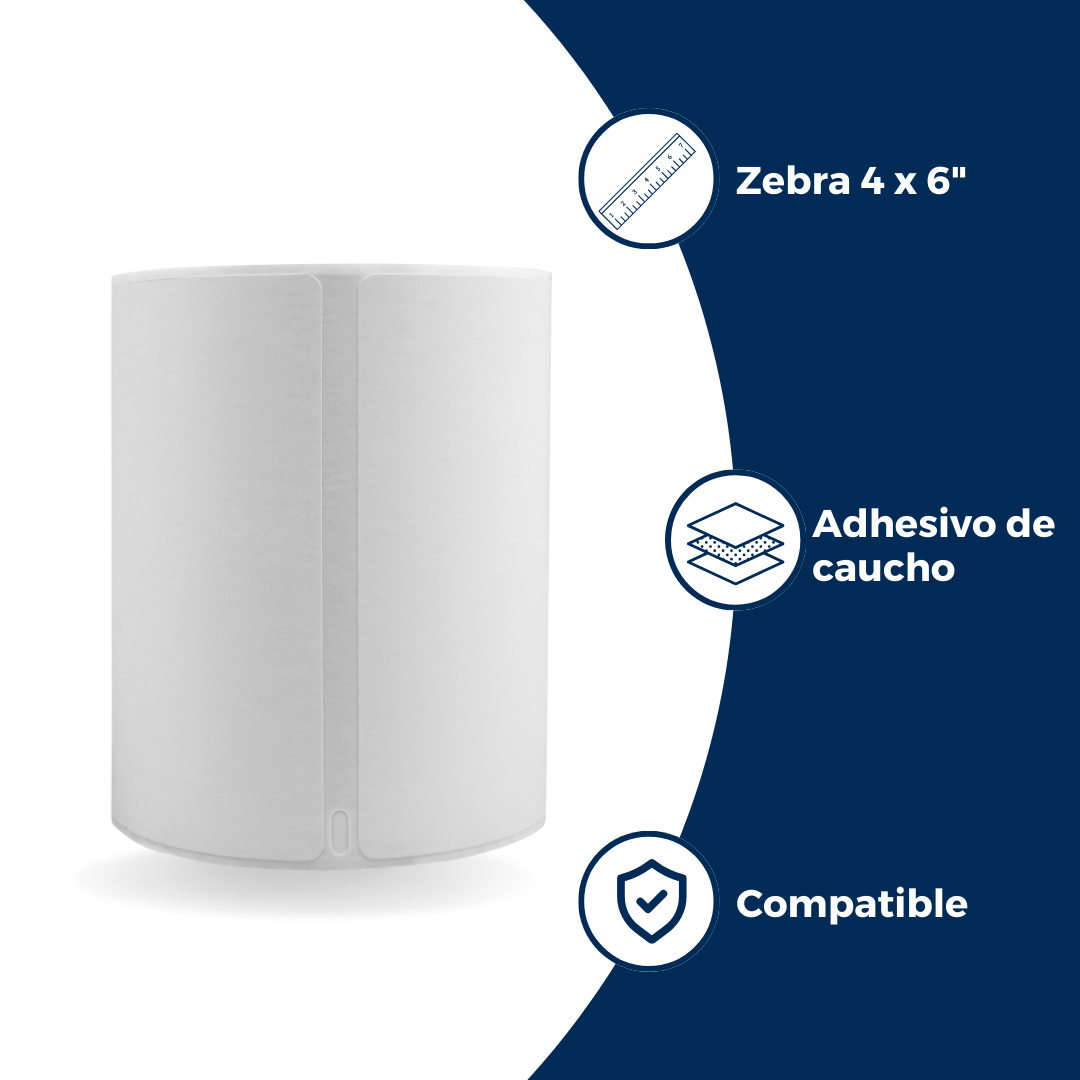 Etiquetas 4 x 6" para Impresora Dymo 4XL (1744907)