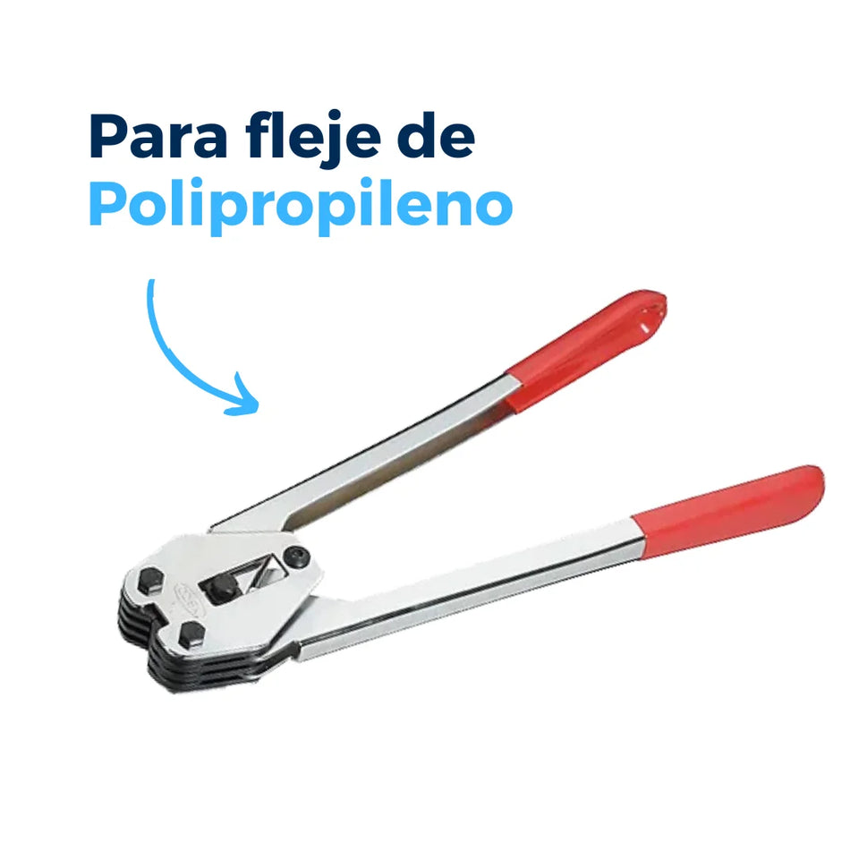 Selladora para Fleje de Polipropileno de 1/2" | Acero | Plateado