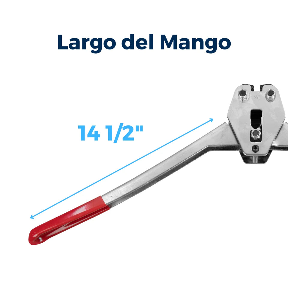Selladora para Fleje de Polipropileno de 1/2" | Acero | Plateado