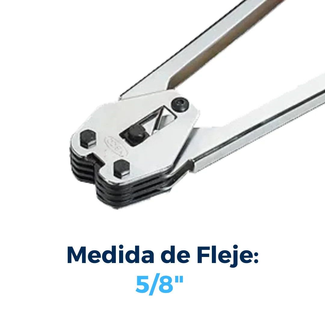 Selladora para Fleje de Polipropileno de 5/8" | Acero | Plateado