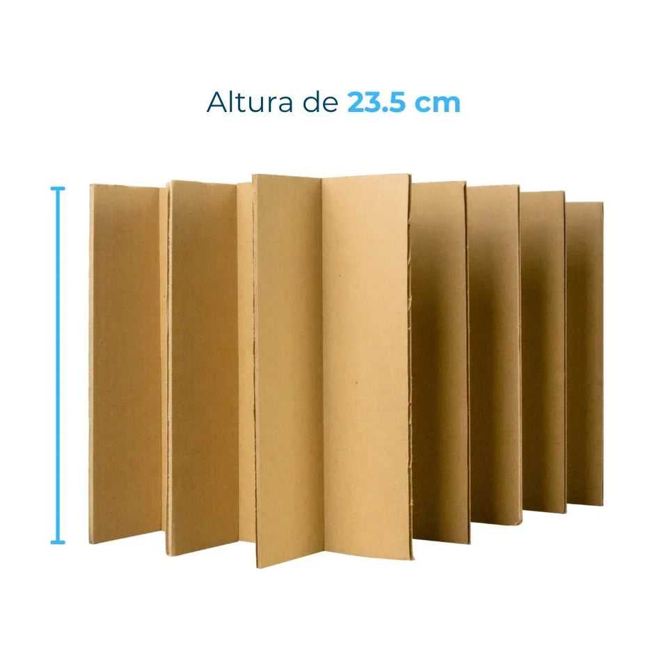 24 Divisiones - Separadores de Cartón para 24 Botellas de 355 ml | Paquete de 25 | Papel Kraft | Café | 32 ECT