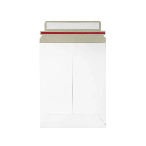 33 x 46 cm Sobres Rígidos Blancos para Documentos | Paquete de 100 | Papel | Tira Abre Fácil