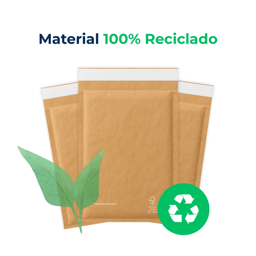 15 x 25 cm - #0 Sobres Kraft Honeycomb