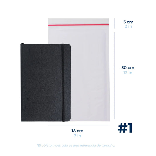 18 x 30 cm Sobres con Burbuja Blancos | Paquete de 100 | Papel 100% Reciclado | Tira Abre Fácil