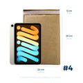 24 x 35 cm - #4 Sobres con Burbuja Kraft