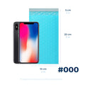 10 x 20 cm - #000 Sobres con Burbuja Azules