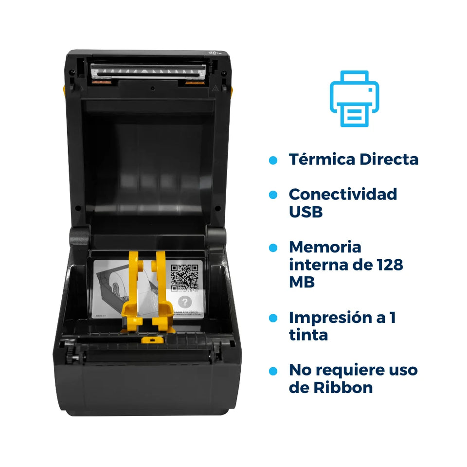 Impresora Zebra ZD220 - Térmica Directa | Negro