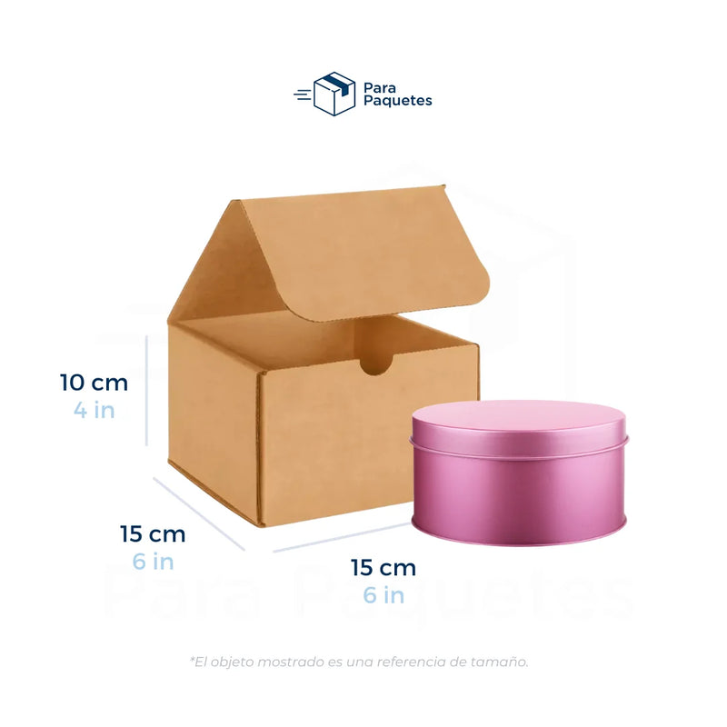 15 x 15 x 10 cm - Cajas para Envíos 25/Paquete