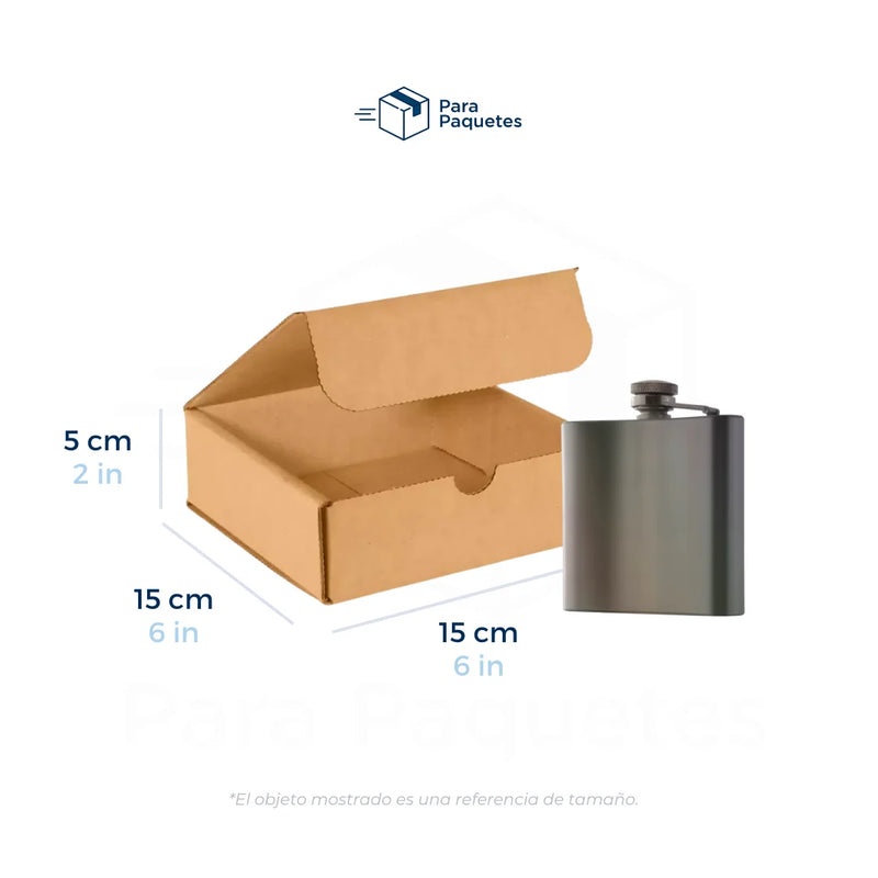 15 x 15 x 5 cm - Cajas para Envíos 25/Paquete