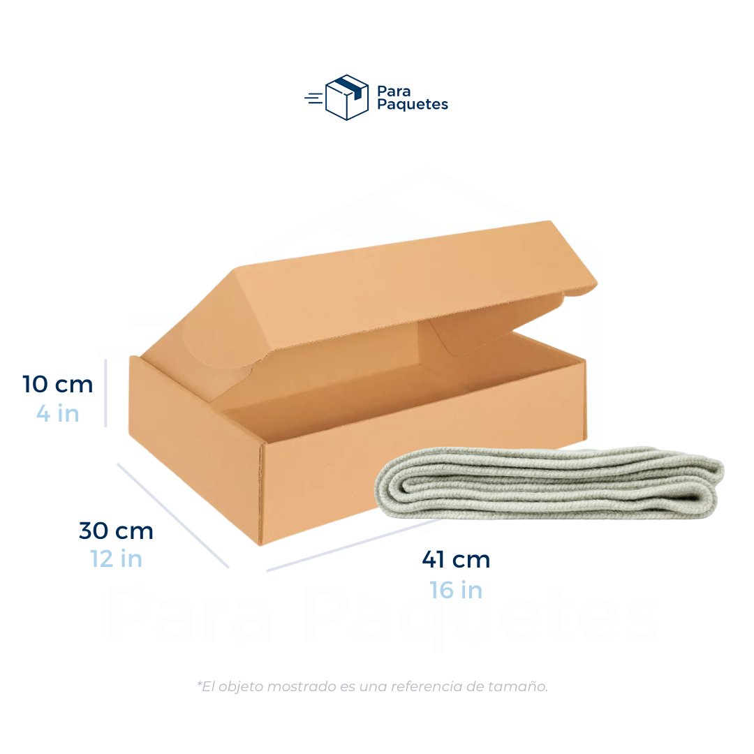 41 x 30 x 10 cm - Cajas con Pestañas