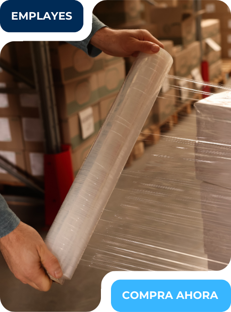 Colección de Emplayes (Película Stretch, Playo) para Envíos de Para Paquetes