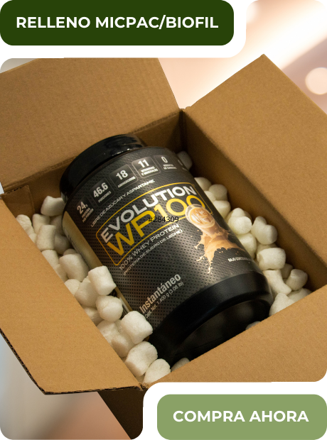 Colección de Rellenos Biodegradable Biofil/MicPac Ecológico para Envíos de Para Paquetes