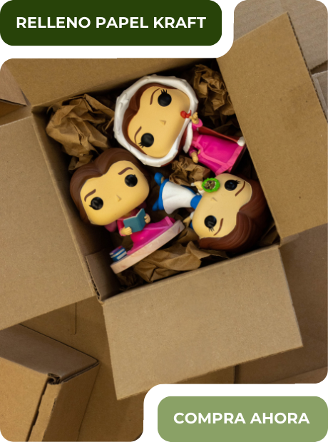 Colección de Rellenos Biodegradable de Papel Kraft Ecológico para Envíos de Para Paquetes