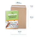 23 x 30 cm - #3 Bolsas de Papel con Fuelle para Envíos