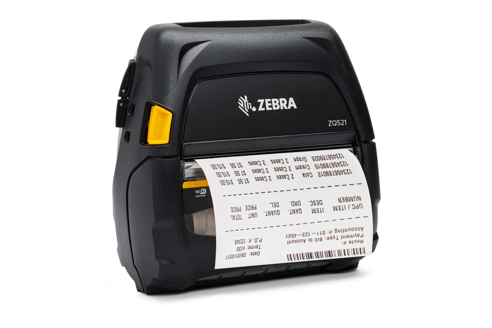 Impresora Zebra ZQ521 - Térmica Directa 203 DPI BLUETOOTH/WIFI | Tecnología de Impresión: Térmica Directa