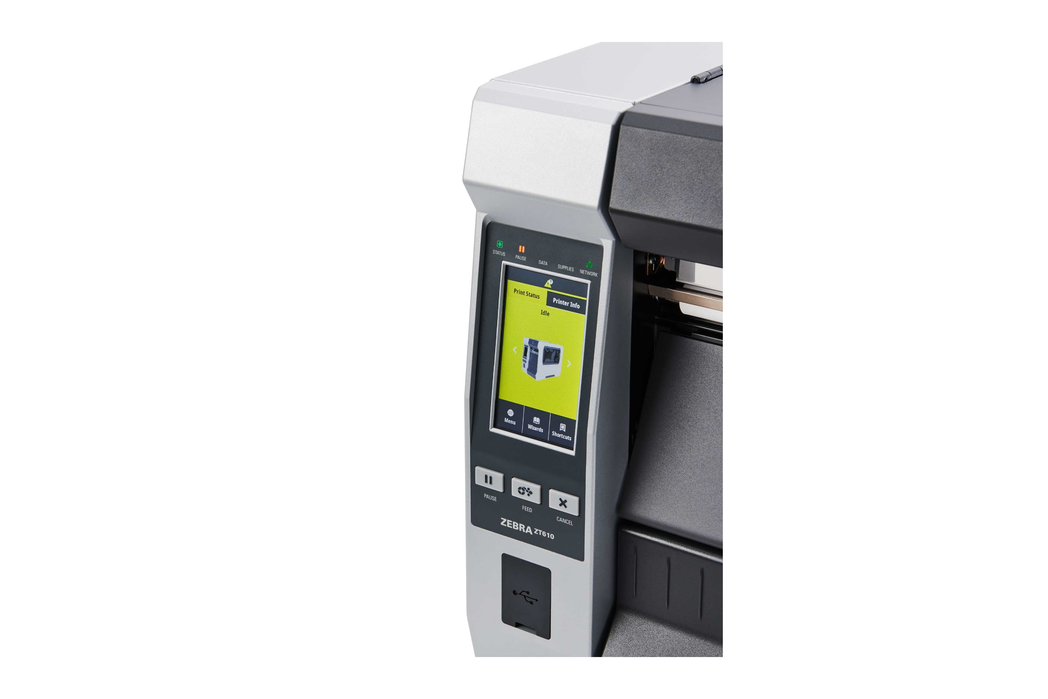 Impresora Zebra ZT610 - Transferencia Térmica 300 DPI | Chasis de Metal Industrial