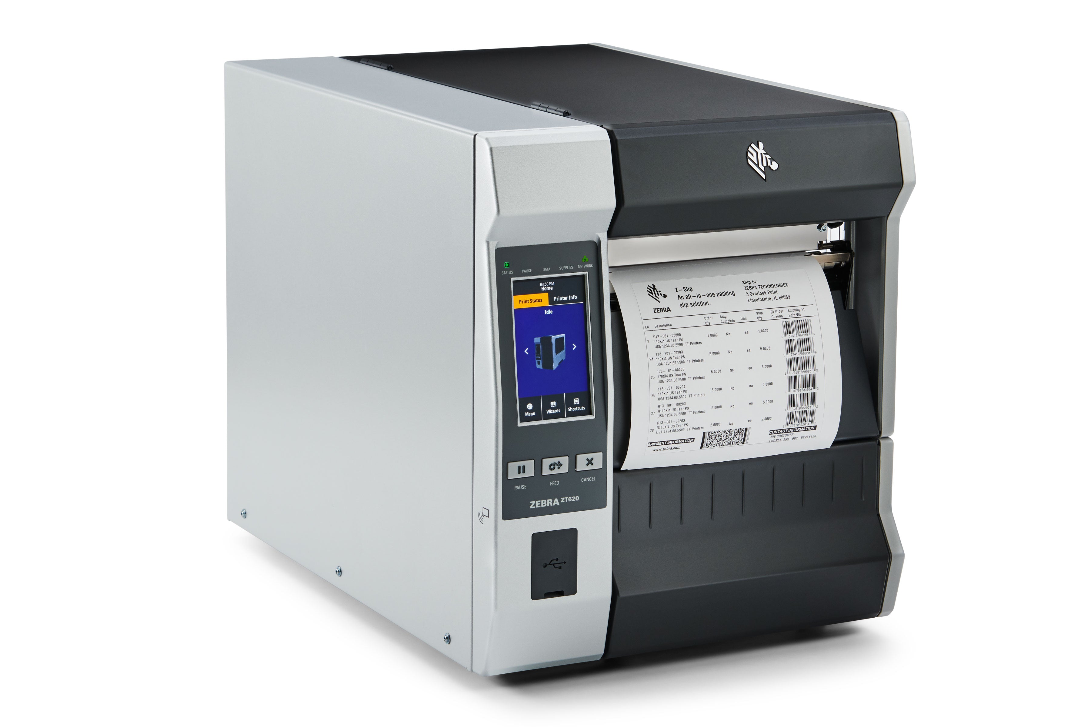 Impresora Zebra ZT620 - Transferencia Térmica 300 DPI | Chasis de Metal Industrial