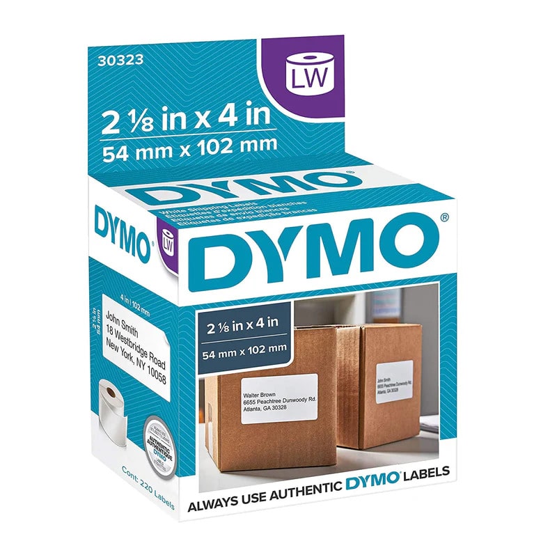 Etiquetas de Envío Blancas 2 1/8” x 4” Dymo LW (30323)