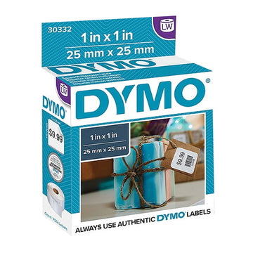 Etiquetas para Código de Barras 1 x 1" Dymo LW (30332) | Papel Térmico | Blanca