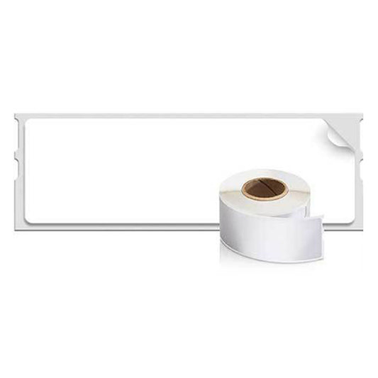Etiquetas Chicas 1 1/8 x 3 1/2" para Impresora Dymo LW (30252) | Papel Térmico | Blanca