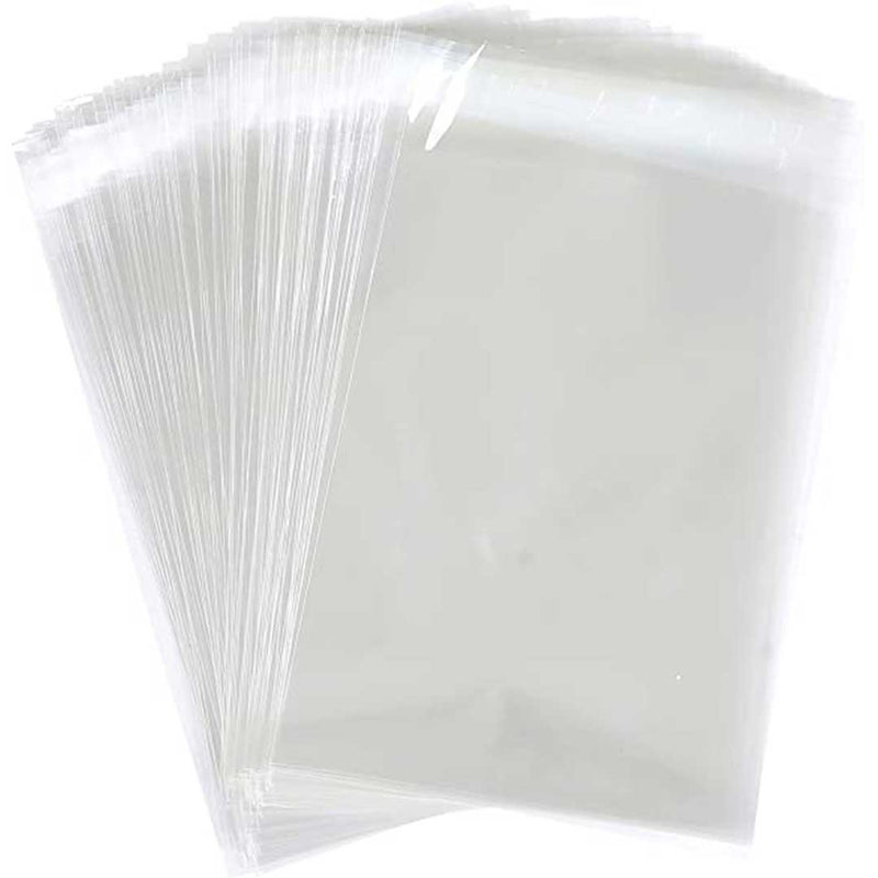 Bolsa de celofán autoadhesiva transparente, bolsas de plástico