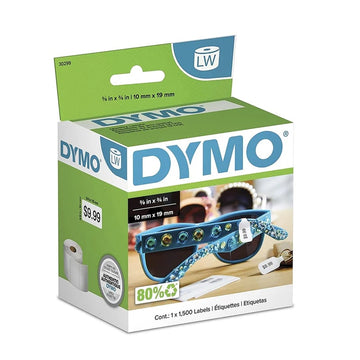 Etiquetas para Joyeria Dymo 3/8" x 3/4" (30299) | Papel Térmico | Blanca